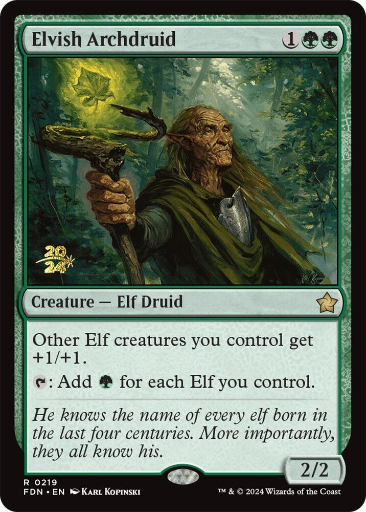 Elvish Archdruid (219) [Prerelease Cards]