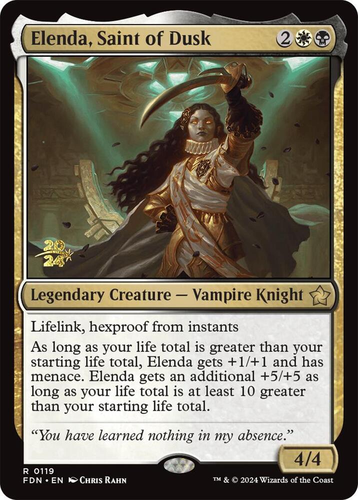Elenda, Saint of Dusk (119) [Prerelease Cards]