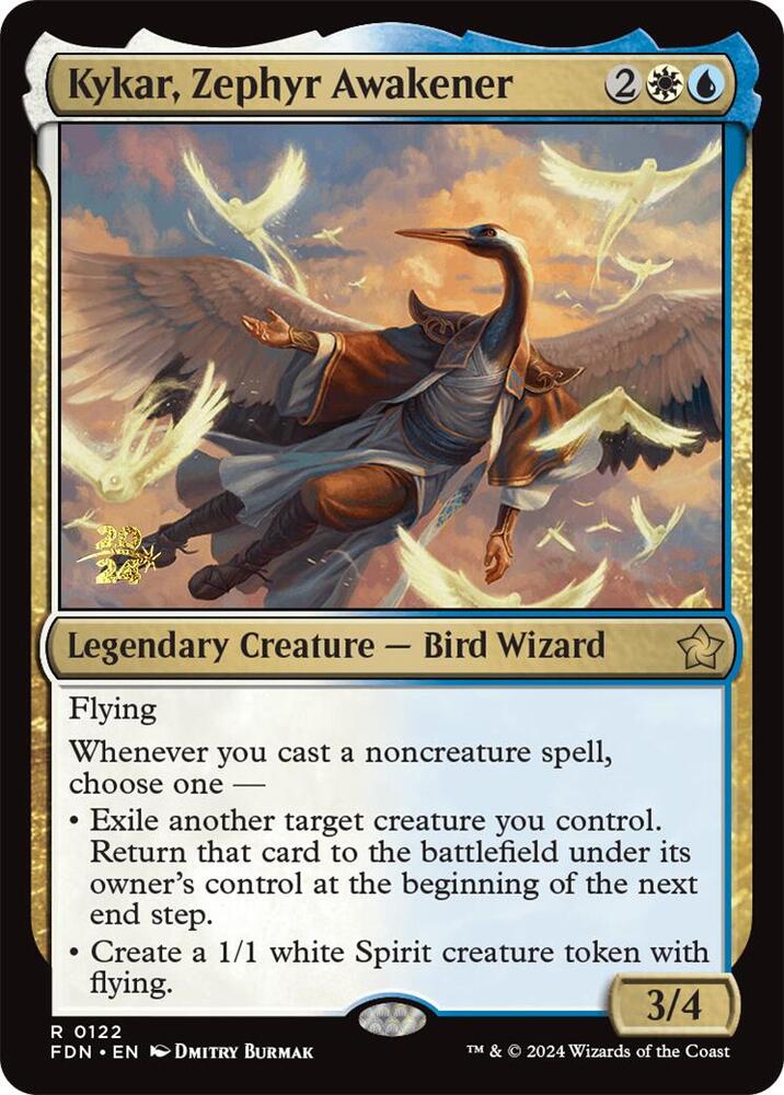 Kykar, Zephyr Awakener (122) [Prerelease Cards]