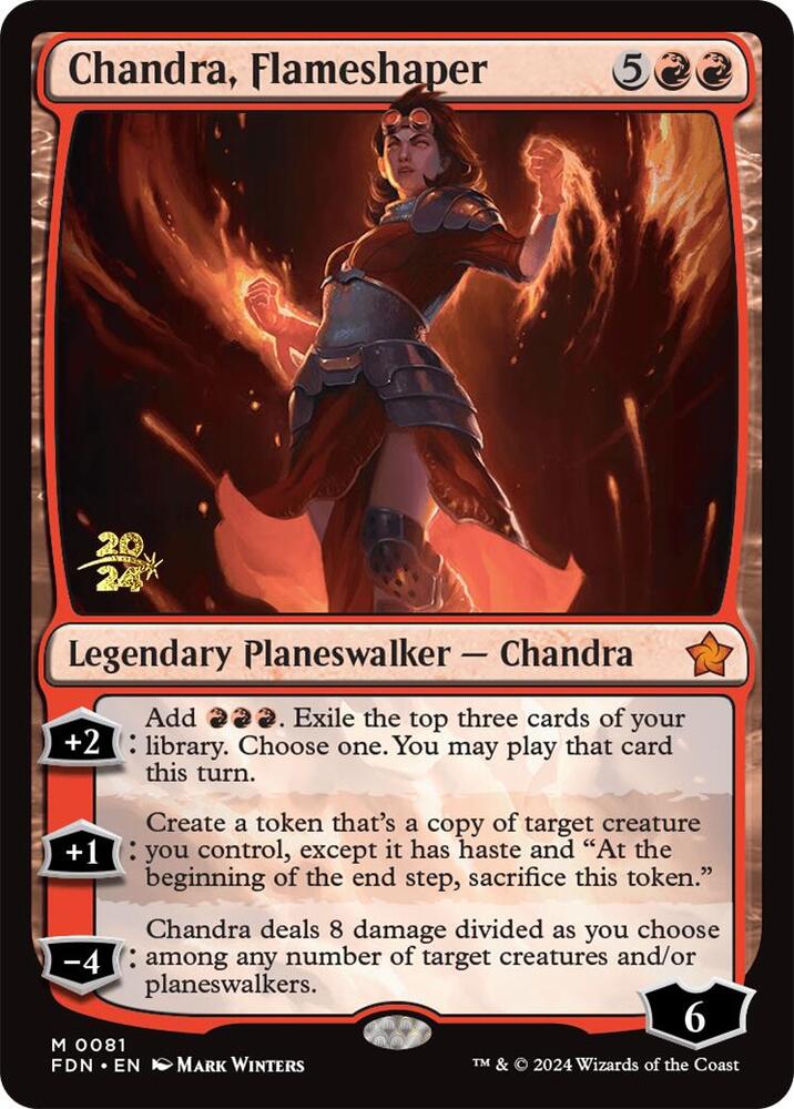 Chandra, Flameshaper (81) [Prerelease Cards]