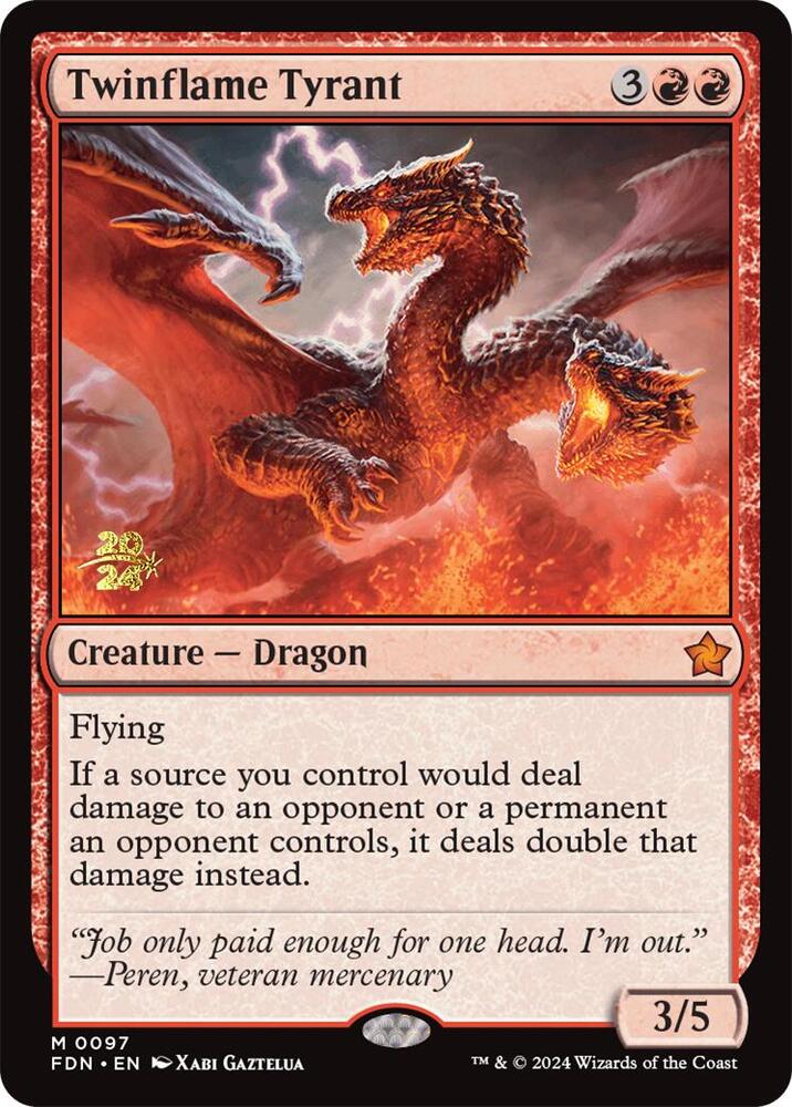 Twinflame Tyrant (97) [Prerelease Cards]