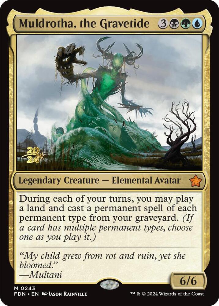 Muldrotha, the Gravetide (FDN) (243) [Prerelease Cards]