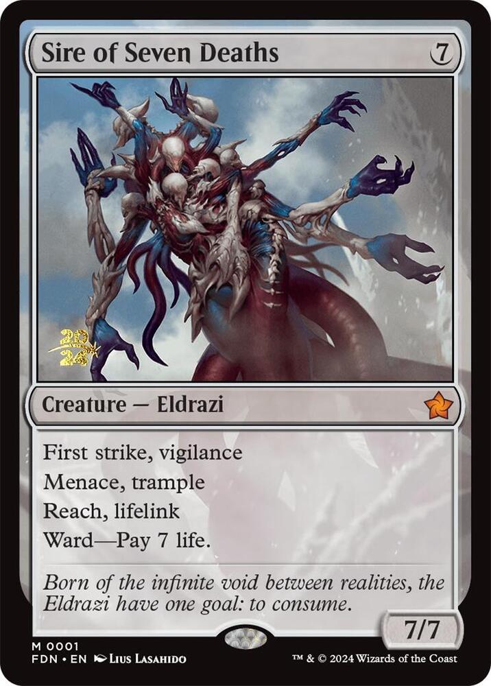 Sire of Seven Deaths (1) [Prerelease Cards]