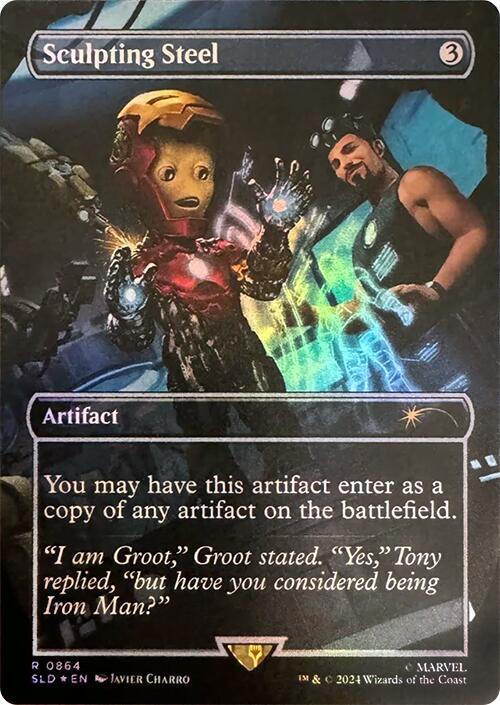 Sculpting Steel (Rainbow Foil) (864) [Secret Lair Drop]