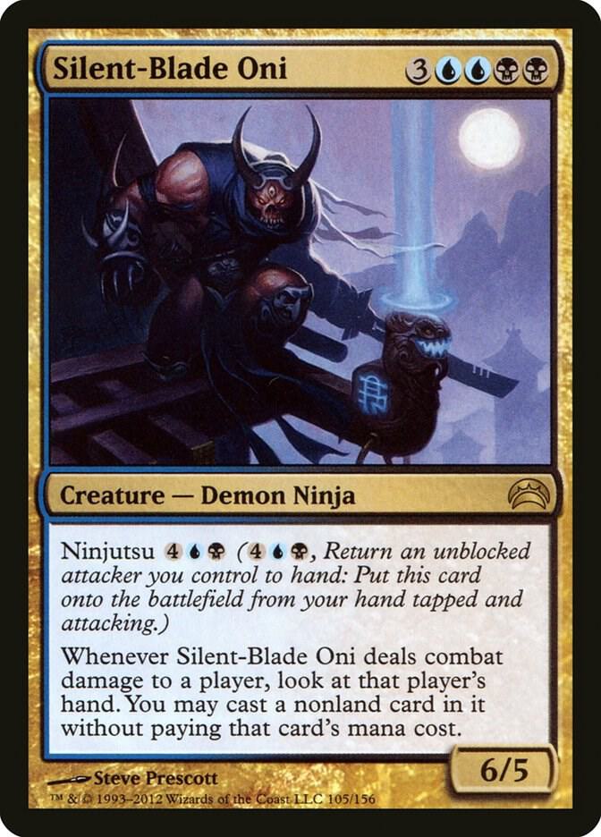 Silent-Blade Oni (105) [Planechase 2012]