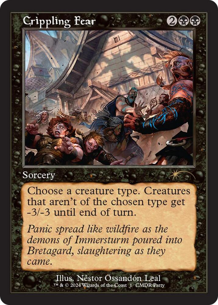 Crippling Fear (Retro Frame) (1) [WPN & Gateway Promos]