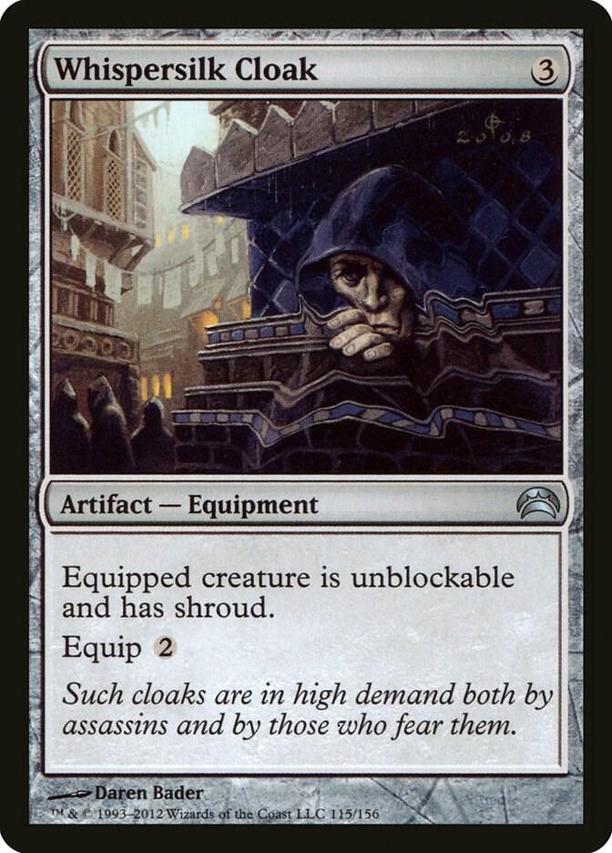 Whispersilk Cloak (115) [Planechase 2012]