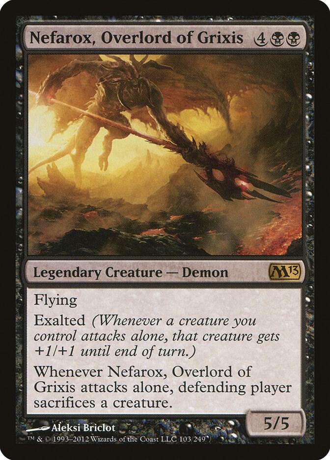 Nefarox, Overlord of Grixis (103) [Magic 2013]