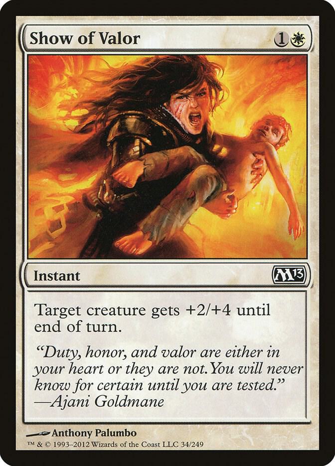 Show of Valor (34) [Magic 2013]