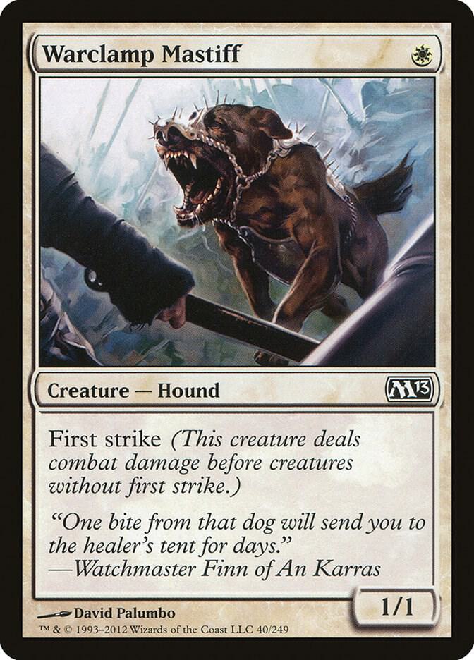 Warclamp Mastiff (40) [Magic 2013]
