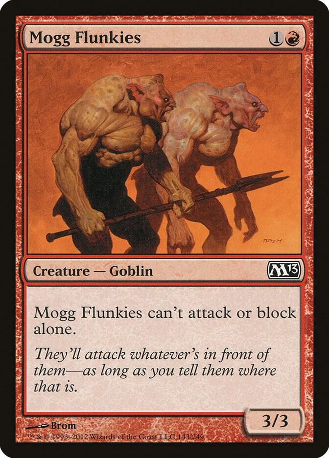 Mogg Flunkies (143) [Magic 2013]