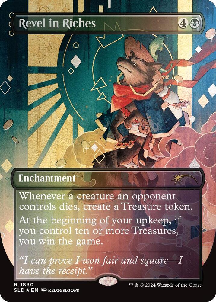 Revel in Riches (Rainbow Foil) (1830) [Secret Lair Drop]
