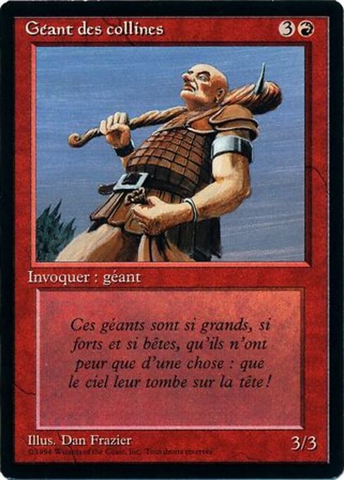 Hill Giant (158) [Foreign Black Border]