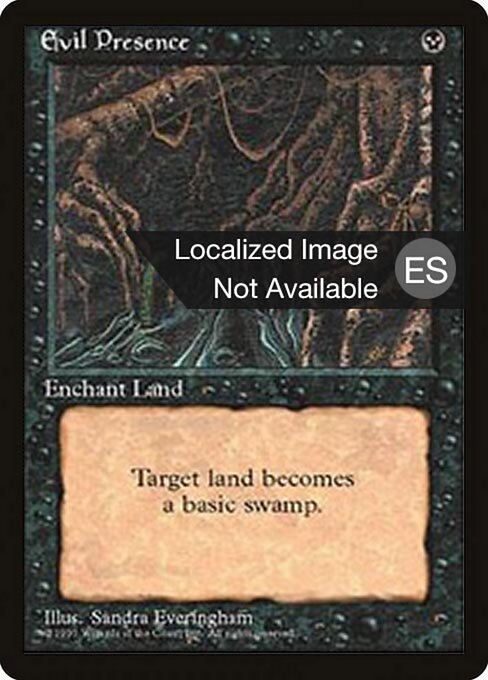 Evil Presence (136) [Fourth Edition Foreign Black Border]