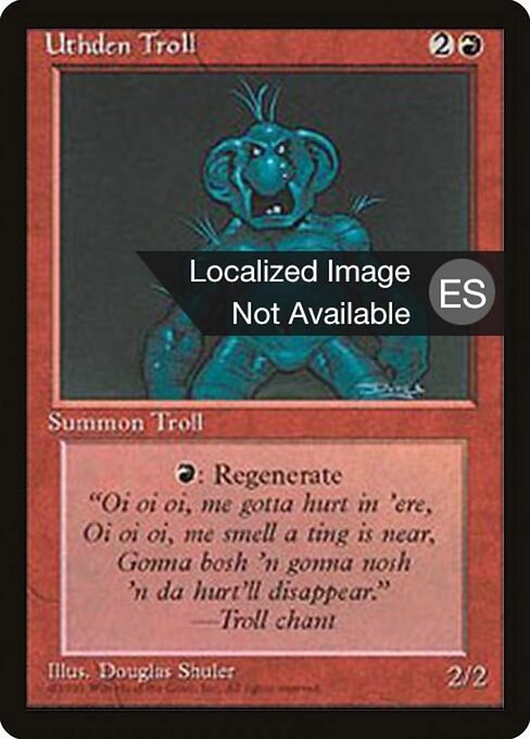 Uthden Troll (228) [Fourth Edition Foreign Black Border]