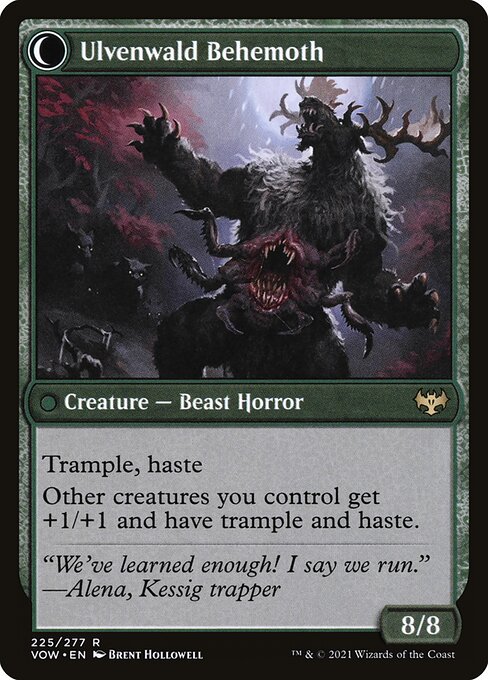 Ulvenwald Oddity (225) [Innistrad: Crimson Vow] Reverse