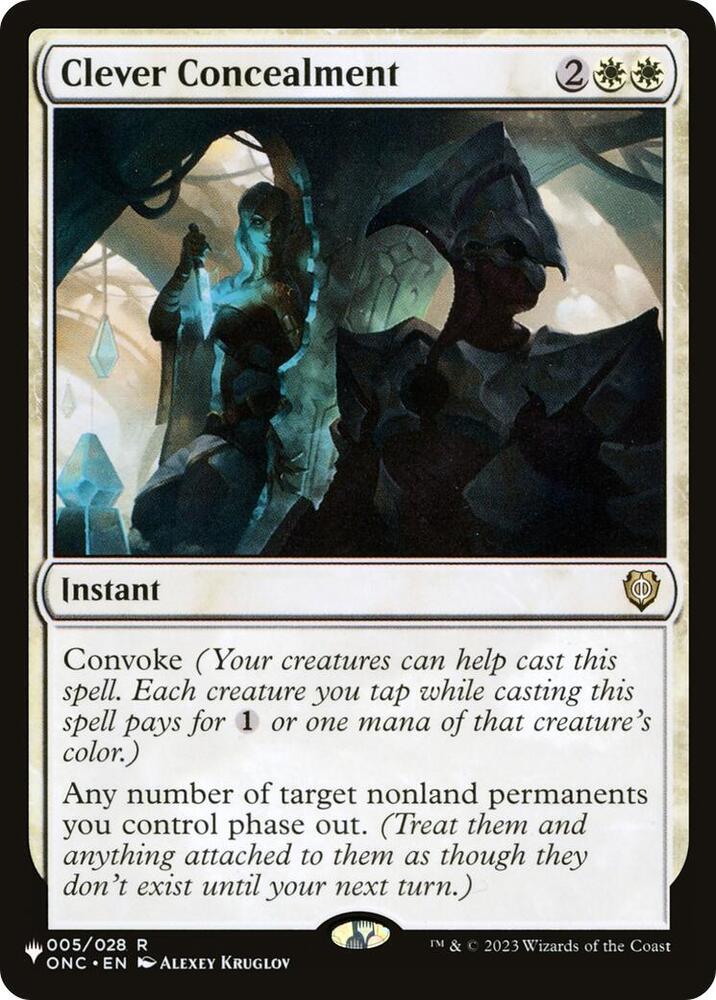 Clever Concealment (005/028) [The List]