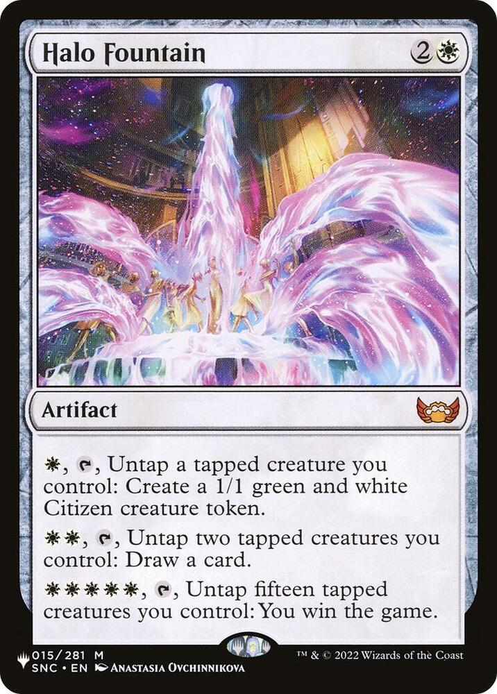 Halo Fountain (015/281) [The List]