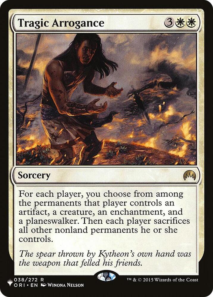 Tragic Arrogance (038/272) [The List]