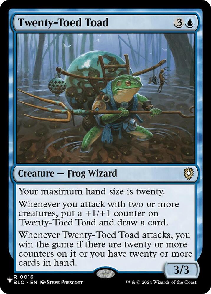Twenty-Toed Toad (0016) [The List]