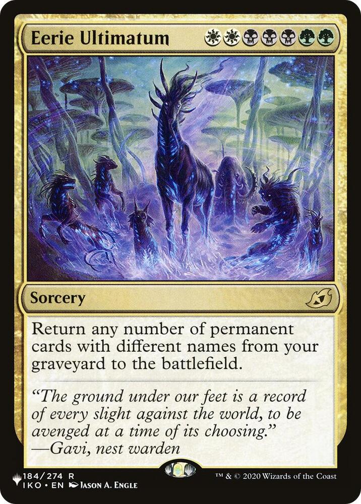 Eerie Ultimatum (184/274) [The List]