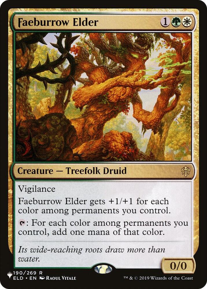 Faeburrow Elder (190/269) [The List]