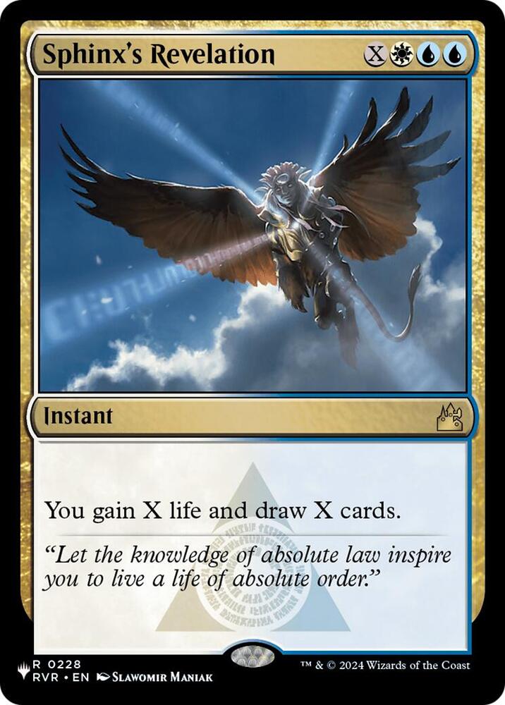 Sphinx's Revelation (0228) [The List]