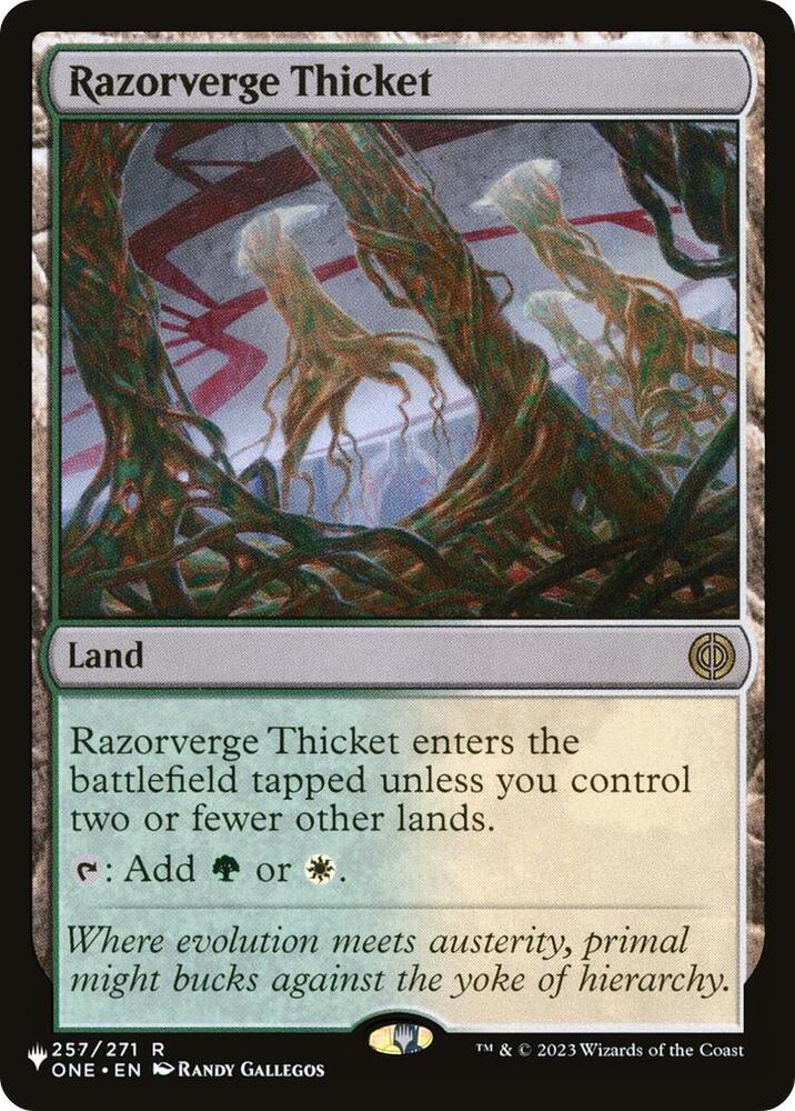 Razorverge Thicket (257/271) [The List]