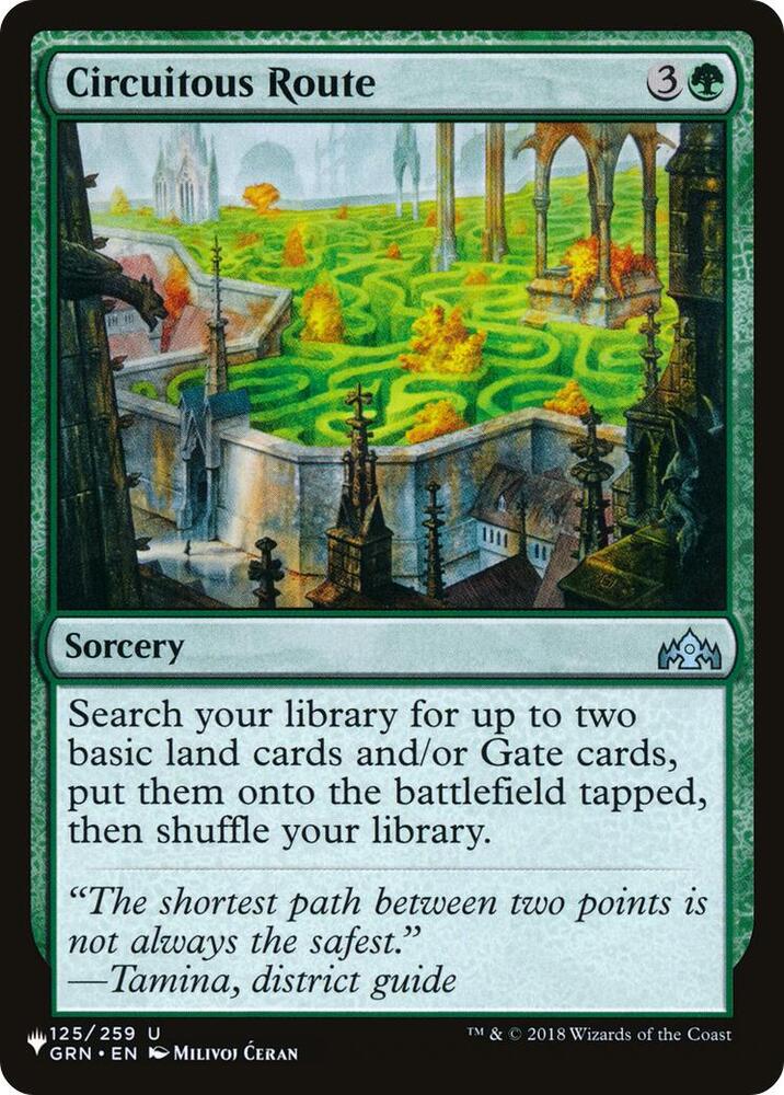 Circuitous Route (125/259) [The List]