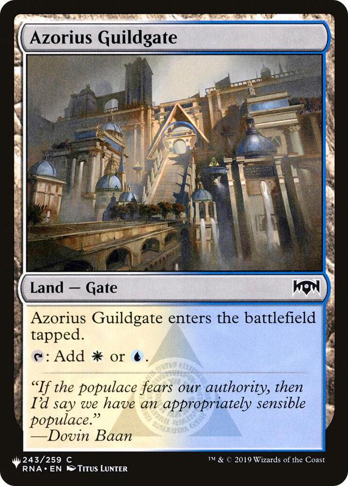 Azorius Guildgate (243/259) [The List]