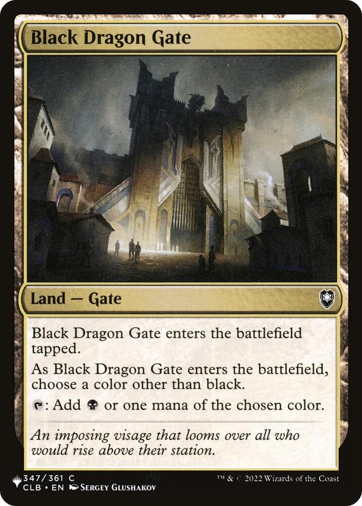 Black Dragon Gate (347/361) [The List]