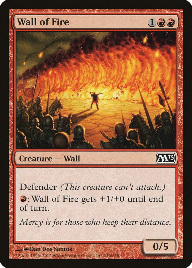 Wall of Fire (156) [Magic 2013]