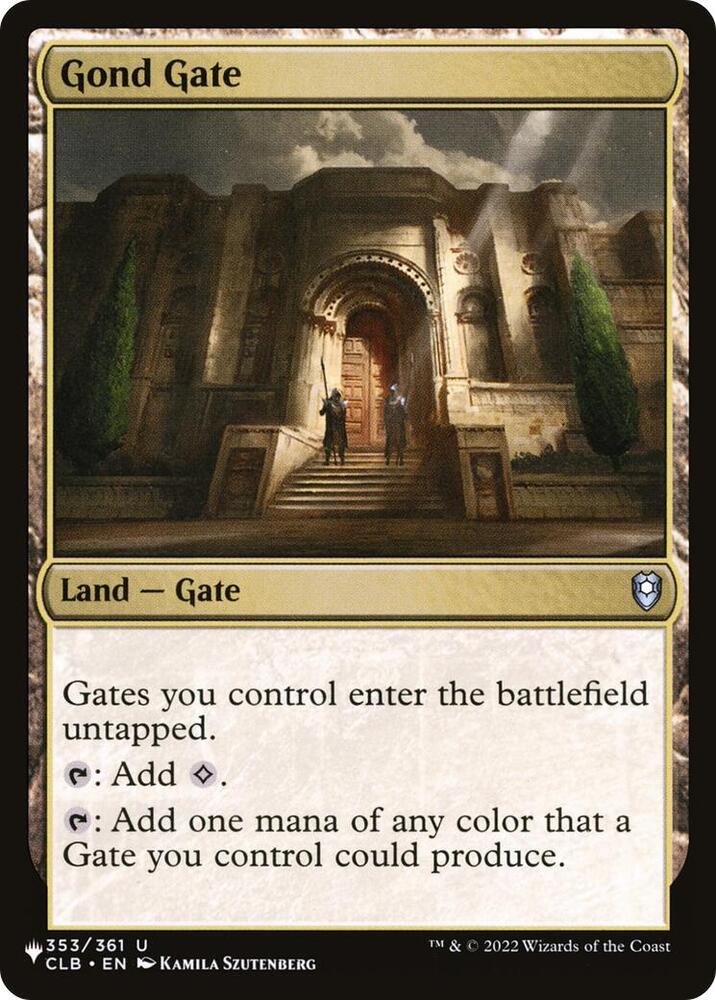 Gond Gate (353/361) [The List]