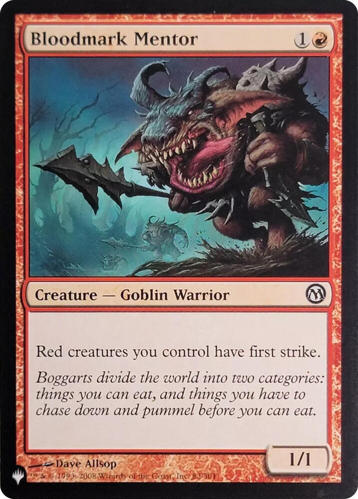 Bloodmark Mentor (83) (83/301) [The List]