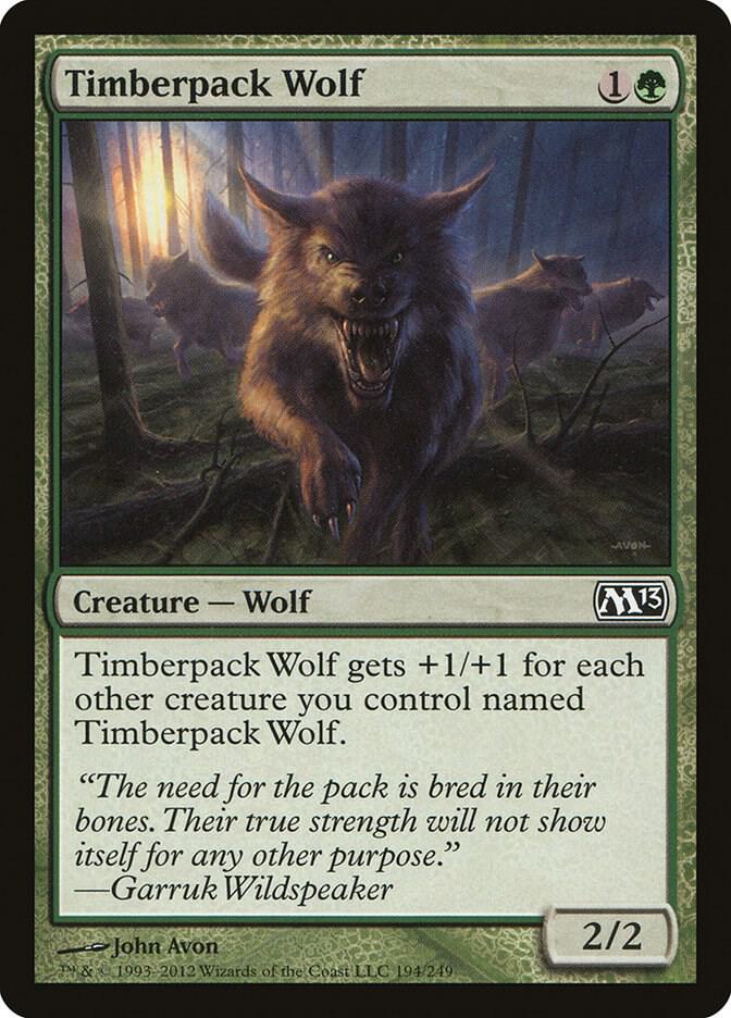 Timberpack Wolf (194) [Magic 2013]