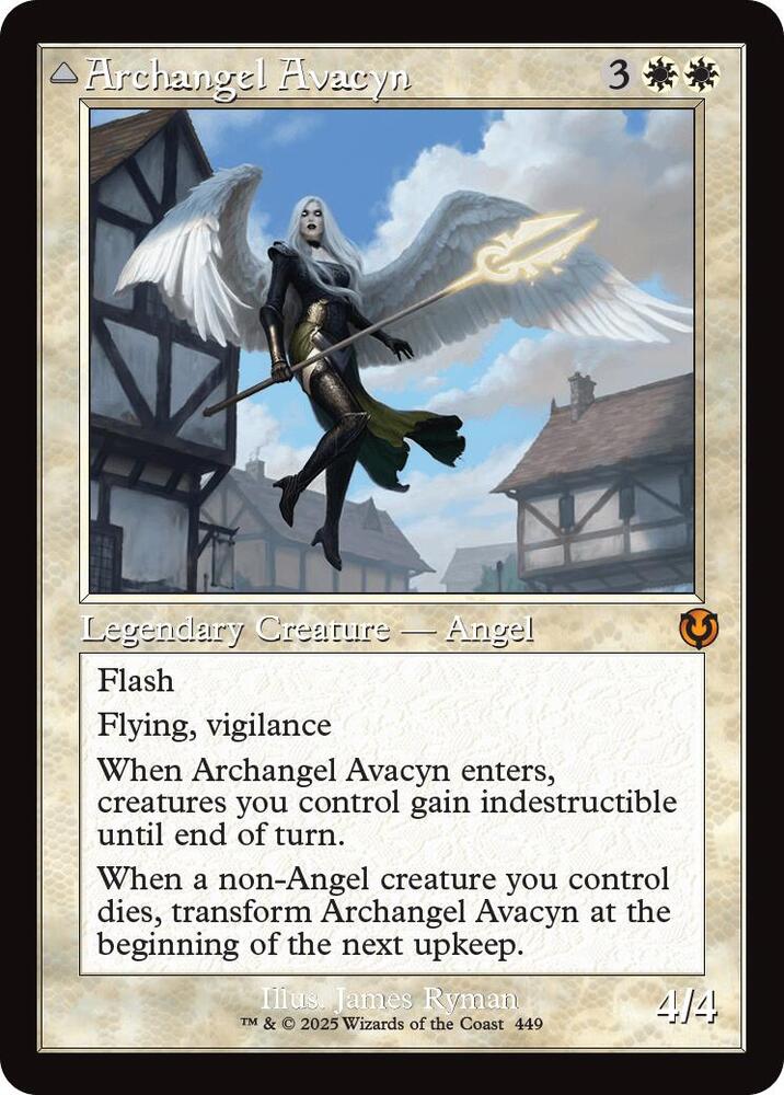 Archangel Avacyn (Retro Frame) (449) [Innistrad Remastered]