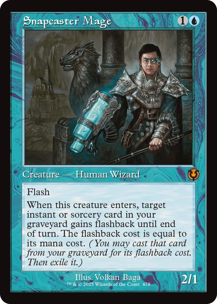 Snapcaster Mage (Retro Frame) (478) [Innistrad Remastered]