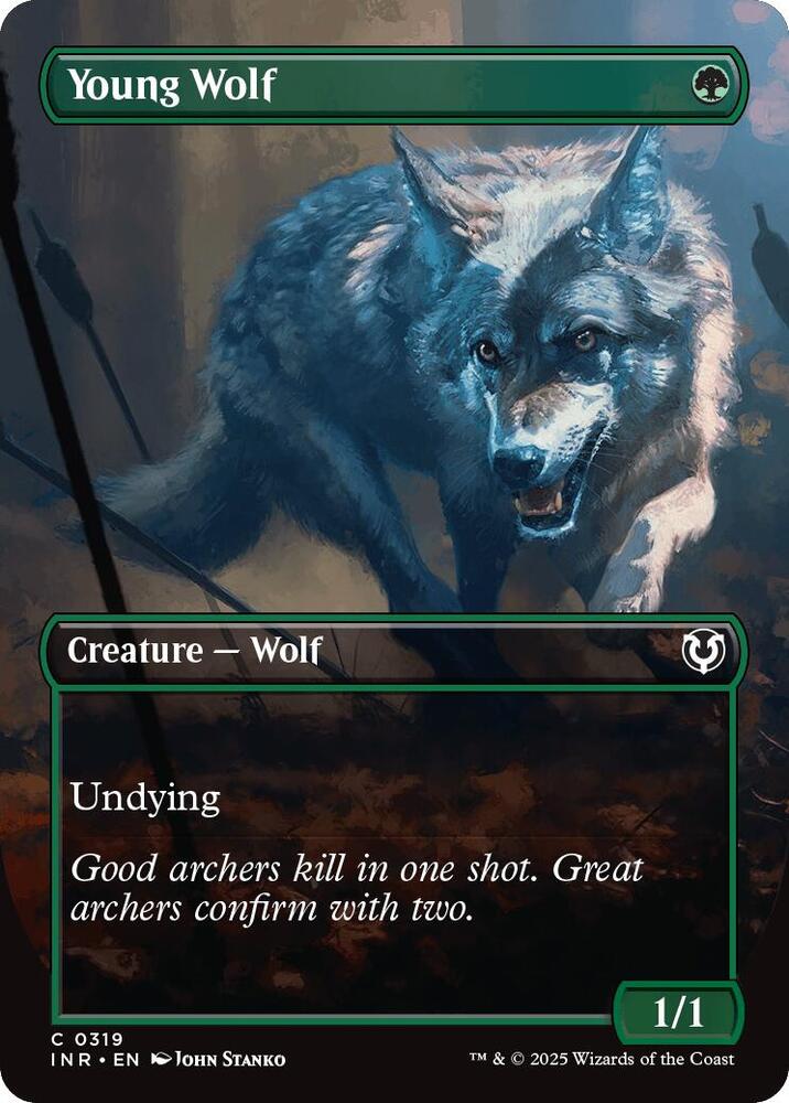 Young Wolf (Borderless) (319) [Innistrad Remastered]