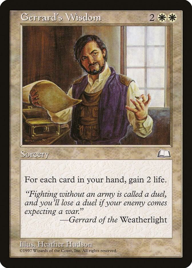 Gerrard's Wisdom (15) [Weatherlight]