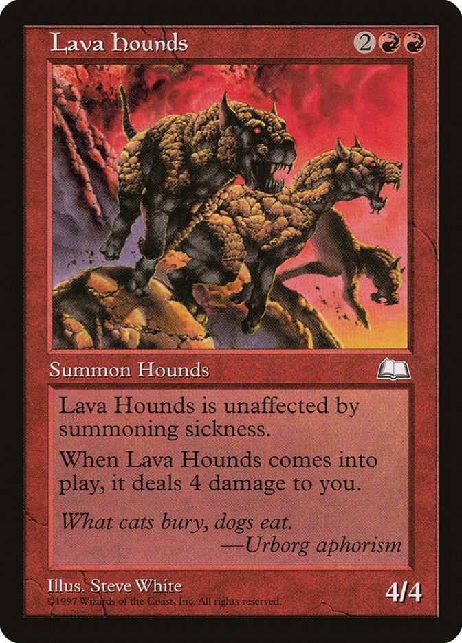 Lava Hounds (109) [Weatherlight]
