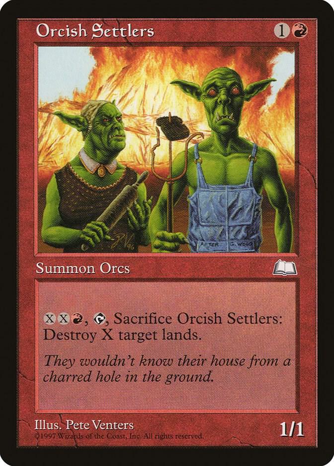Orcish Settlers (112) [Weatherlight]