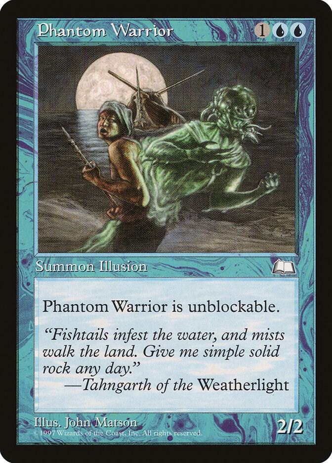 Phantom Warrior (48) [Weatherlight]