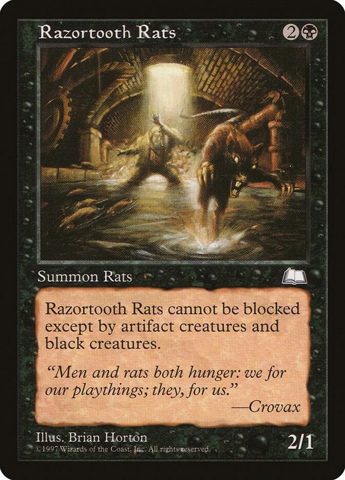 Razortooth Rats (78) [Weatherlight]