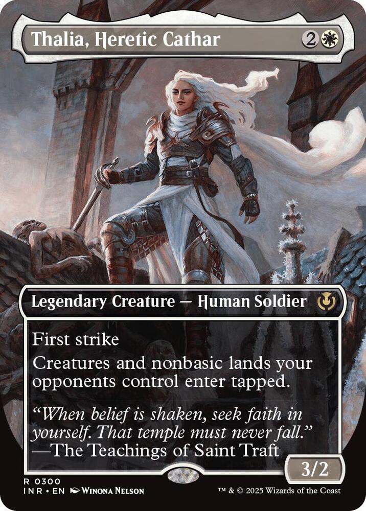 Thalia, Heretic Cathar (Borderless) (300) [Innistrad Remastered]