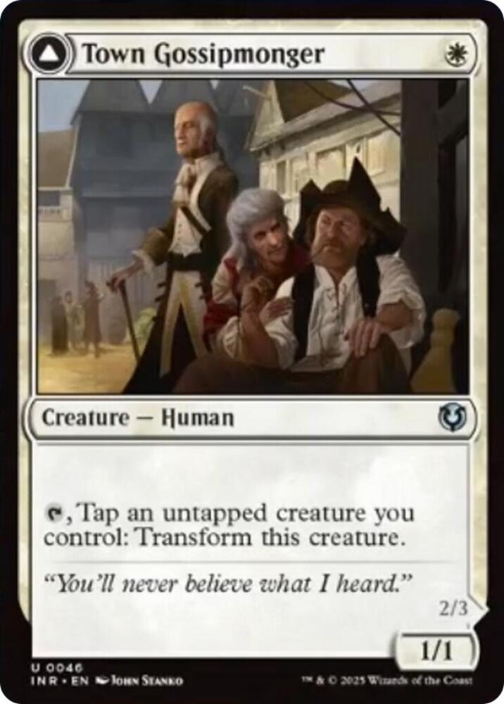Town Gossipmonger (46) [Innistrad Remastered]