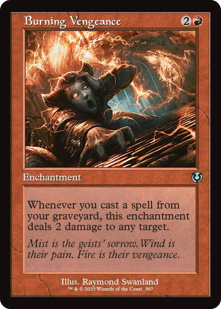 Burning Vengeance (Retro Frame) (397) [Innistrad Remastered]