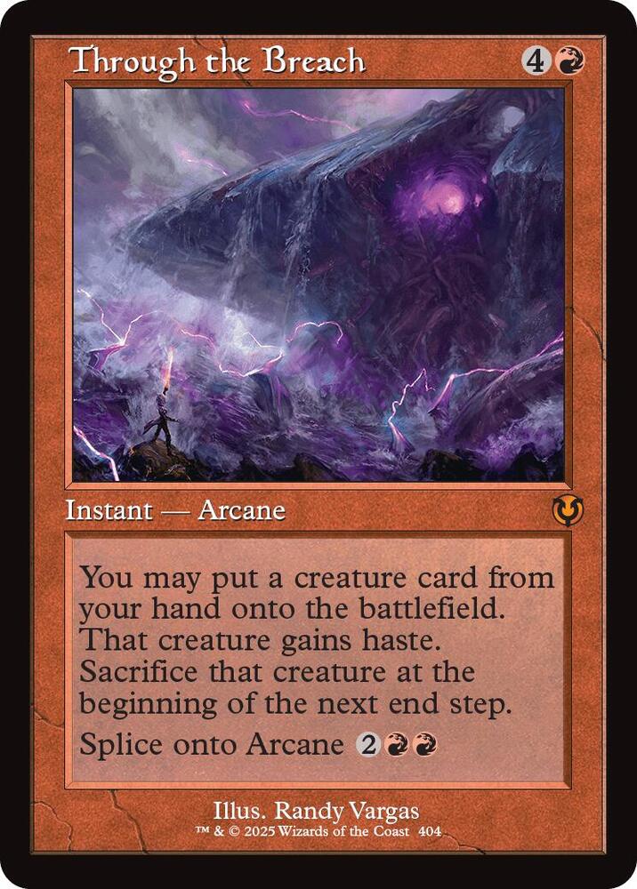 Through the Breach (Retro Frame) (404) [Innistrad Remastered]
