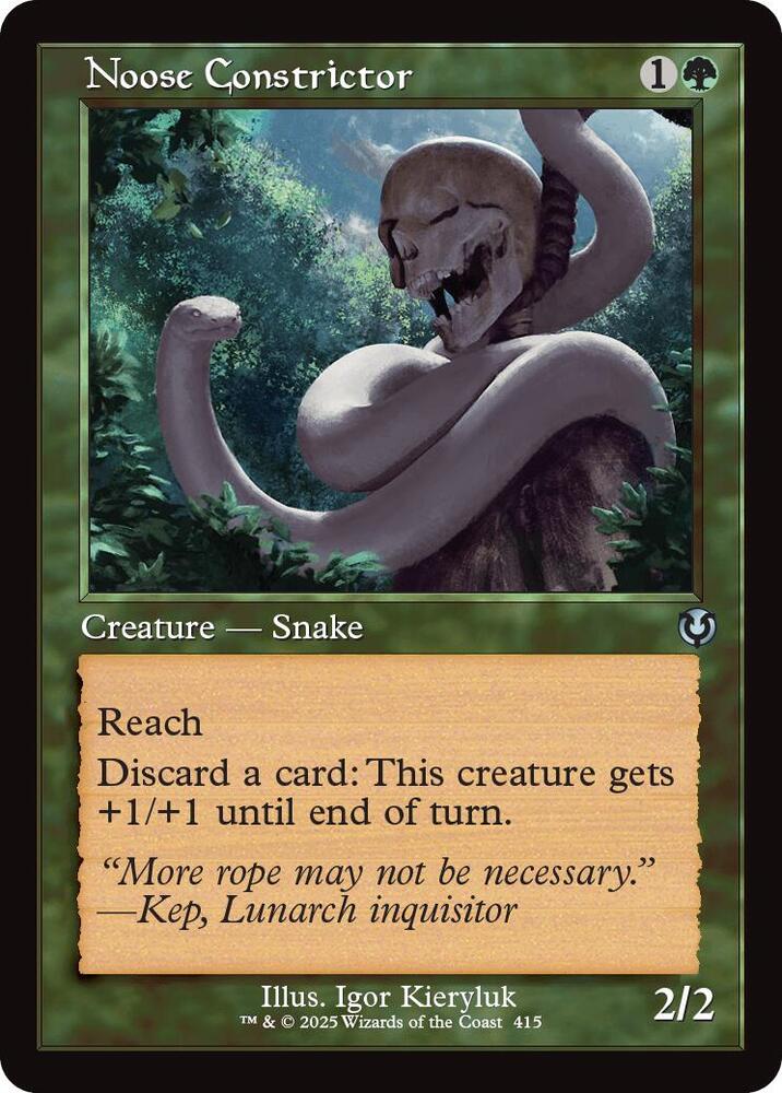 Noose Constrictor (Retro Frame) (415) [Innistrad Remastered]