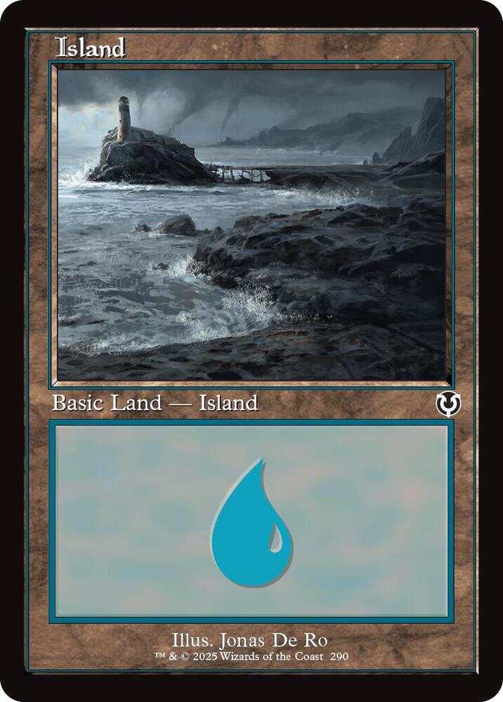 Island (290) (Retro Frame) [Innistrad Remastered]