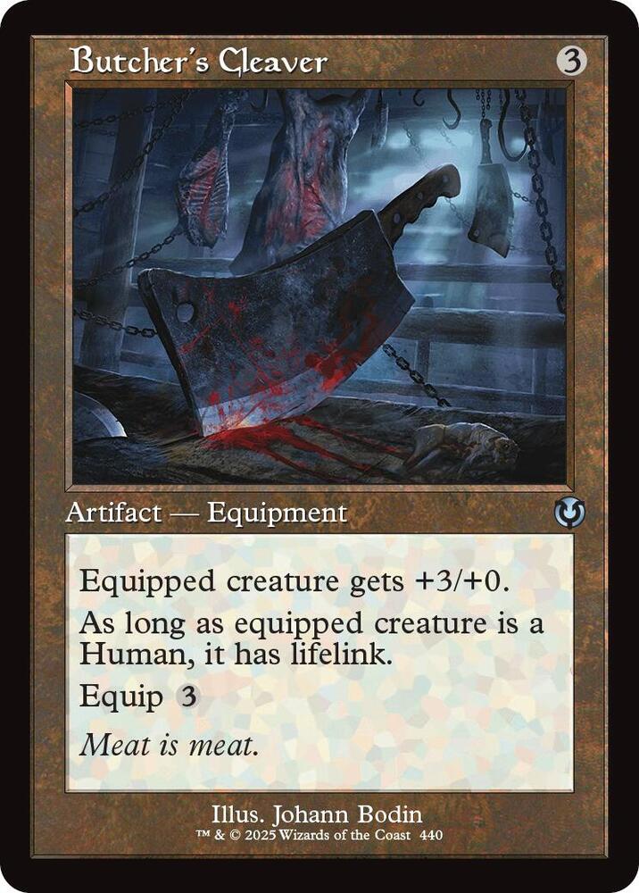 Butcher's Cleaver (Retro Frame) (440) [Innistrad Remastered]